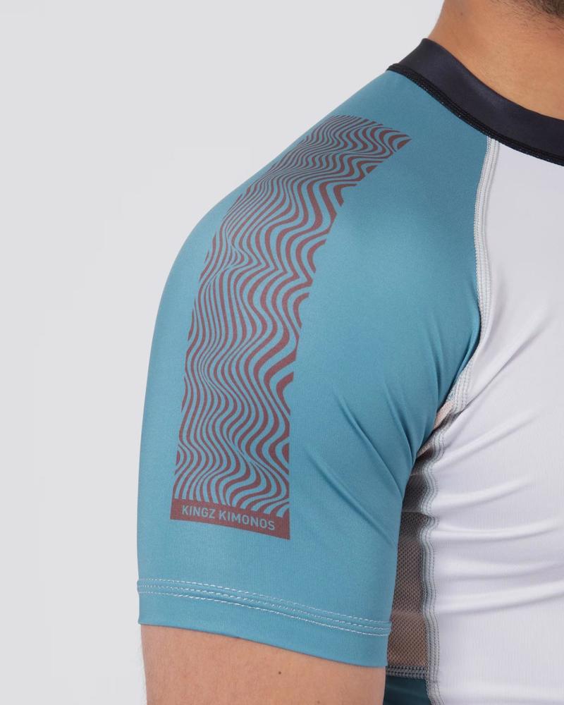 Kingz flow Rashguard-blue